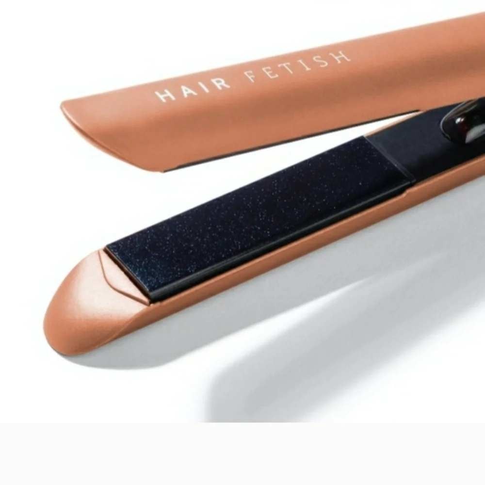 Hair Fetish Hedonist 1.25" Flat Iron Japanese Tourmaline Plates Fire Opal 450F